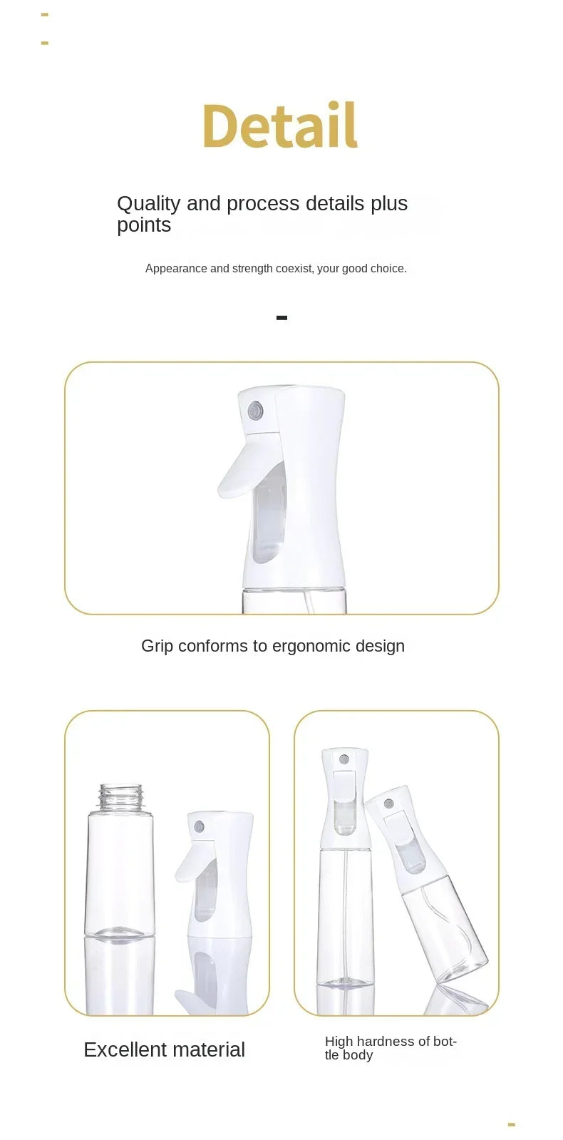 Öl-Sprühflasche mit Pumpmechanismus – für Küche, Grill & BBQ
