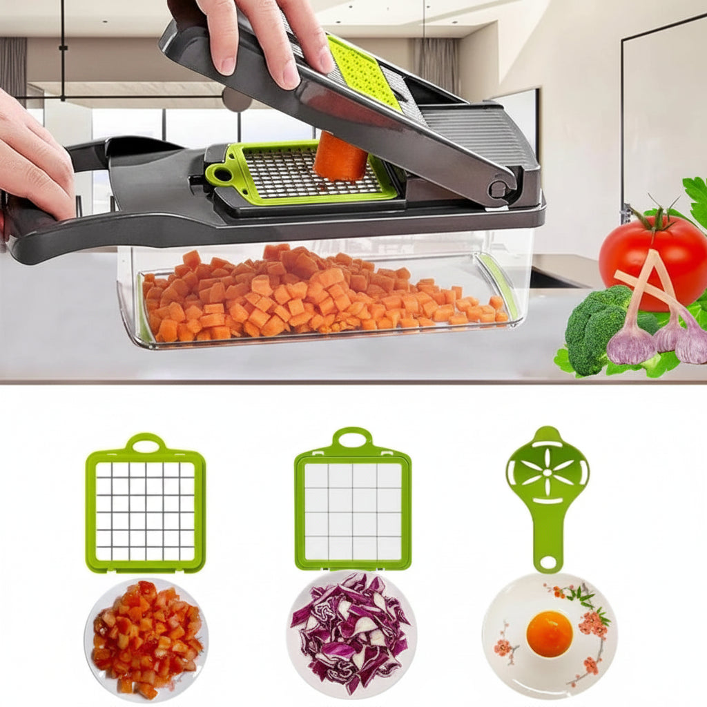 Multifunktions-Reibe-Set – Gemüsehobel für Kartoffeln, Gemüse & mehr