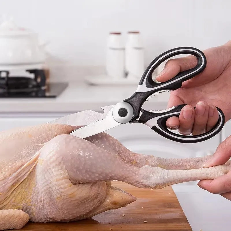 Multifunktionsschere aus Edelstahl – für Fisch, Gemüse & Geflügel