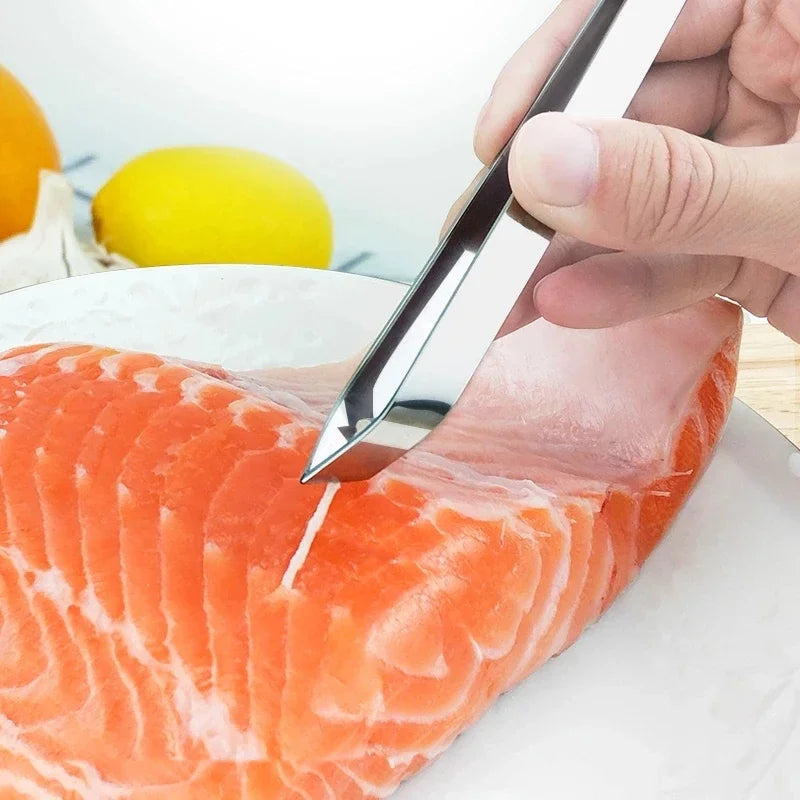 Fischgräten-Pinzette aus Edelstahl – Praktisches Küchenwerkzeug für Fisch & Meeresfrüchte