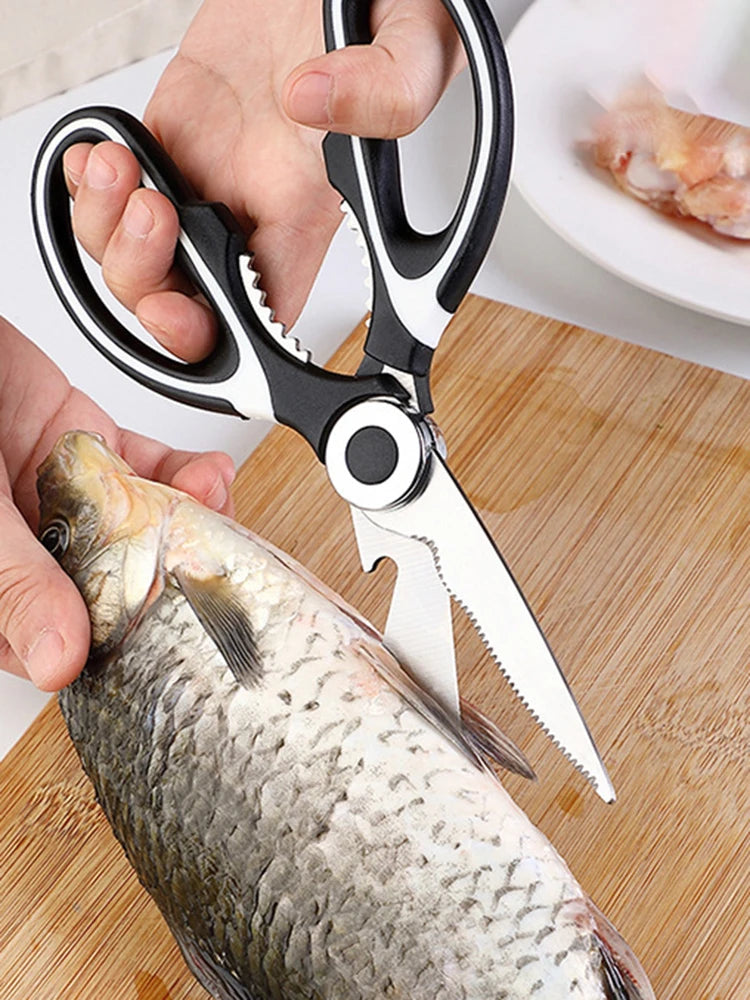 Multifunktionsschere aus Edelstahl – für Fisch, Gemüse & Geflügel